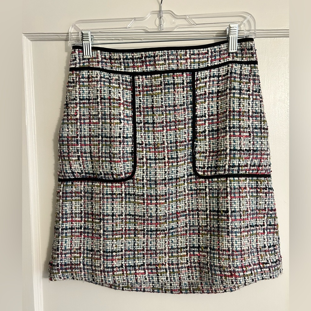 LOFT - tweed multicolor skirt